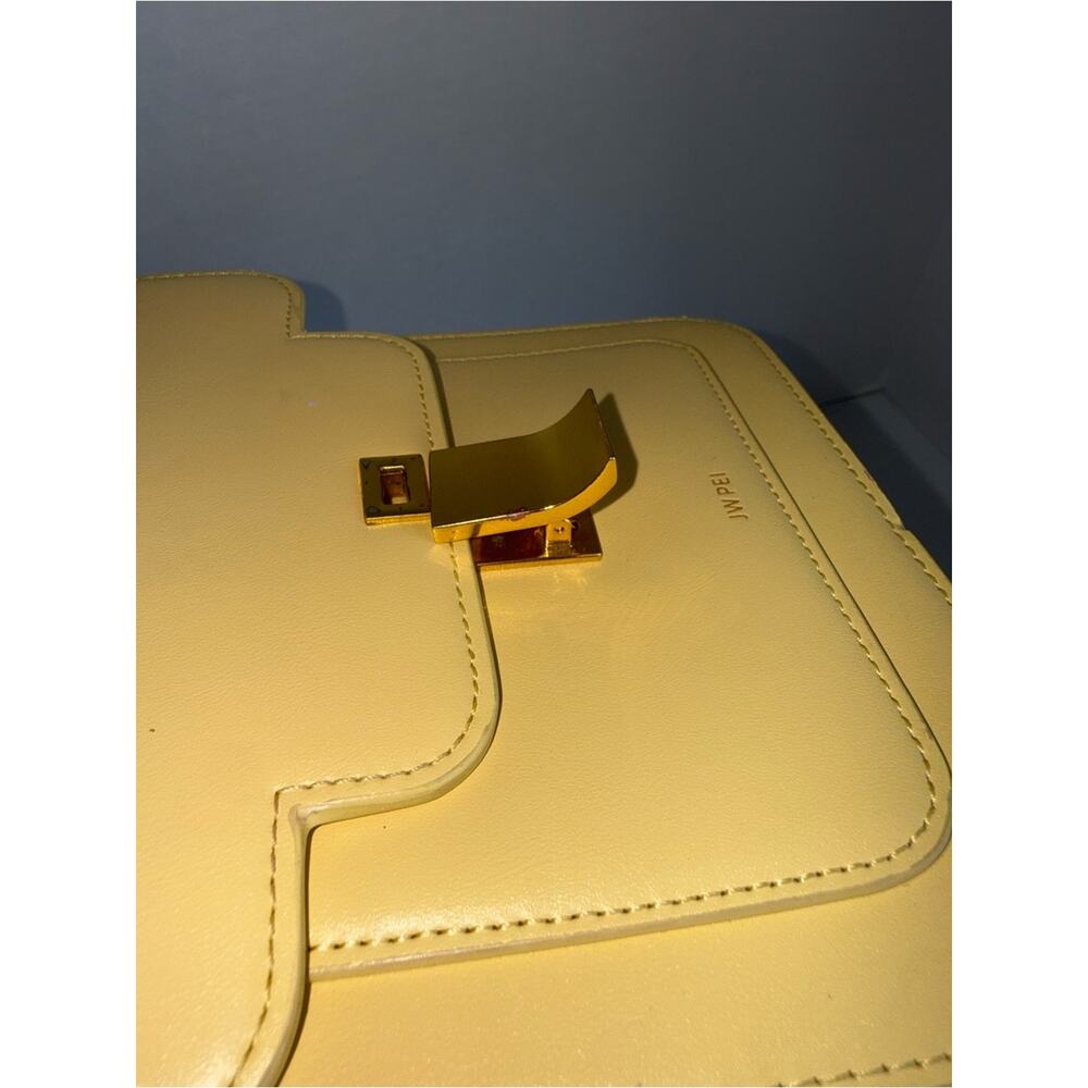 JW PEI Butter Yellow Structured Mini Shoulder Bag with Gold Tone Hardware - Picture 6 of 6